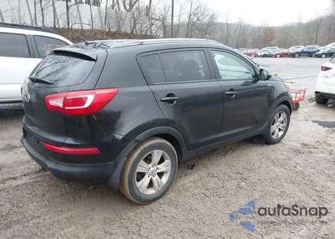 2011 Kia Sportage Lx from USA, damaged, VIN KNDPBCA28B7026351